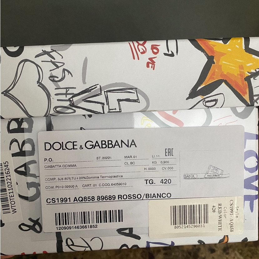 Brand New Men DG Sandals